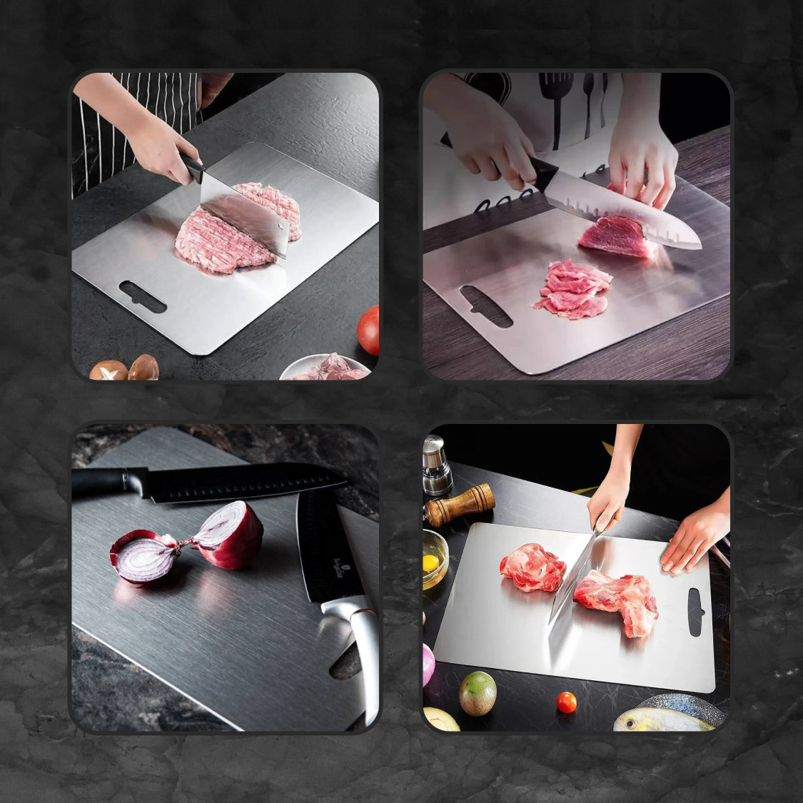 100% Pure Titanium Cutting Board