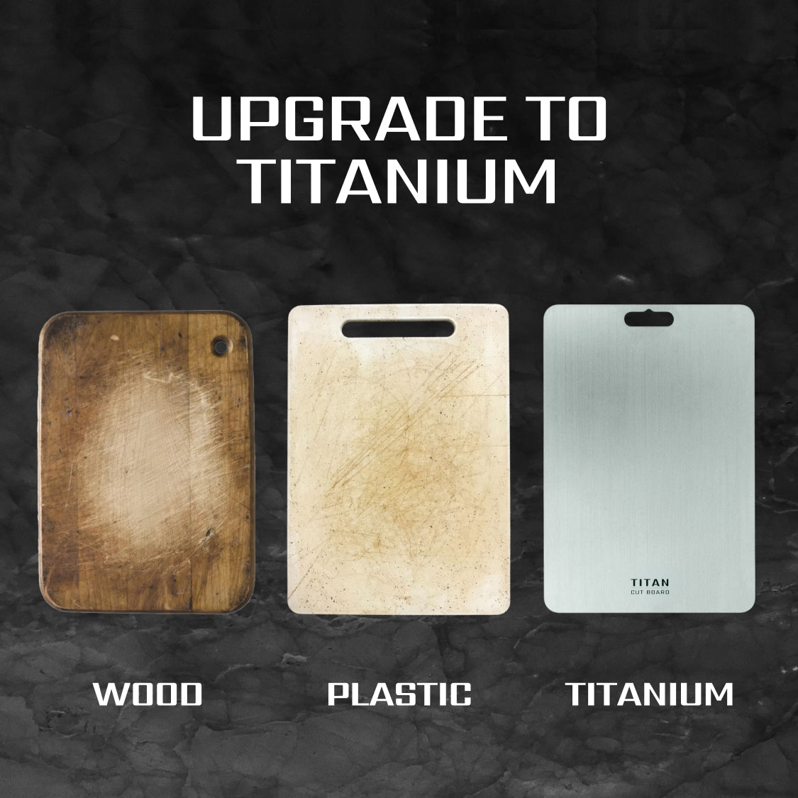 100% Pure Titanium Cutting Board